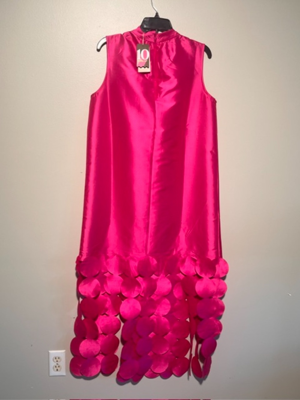 CROSBY by Mollie Burch Ponce Party dress / size M / Fringe Satin - Picture 4 of 8